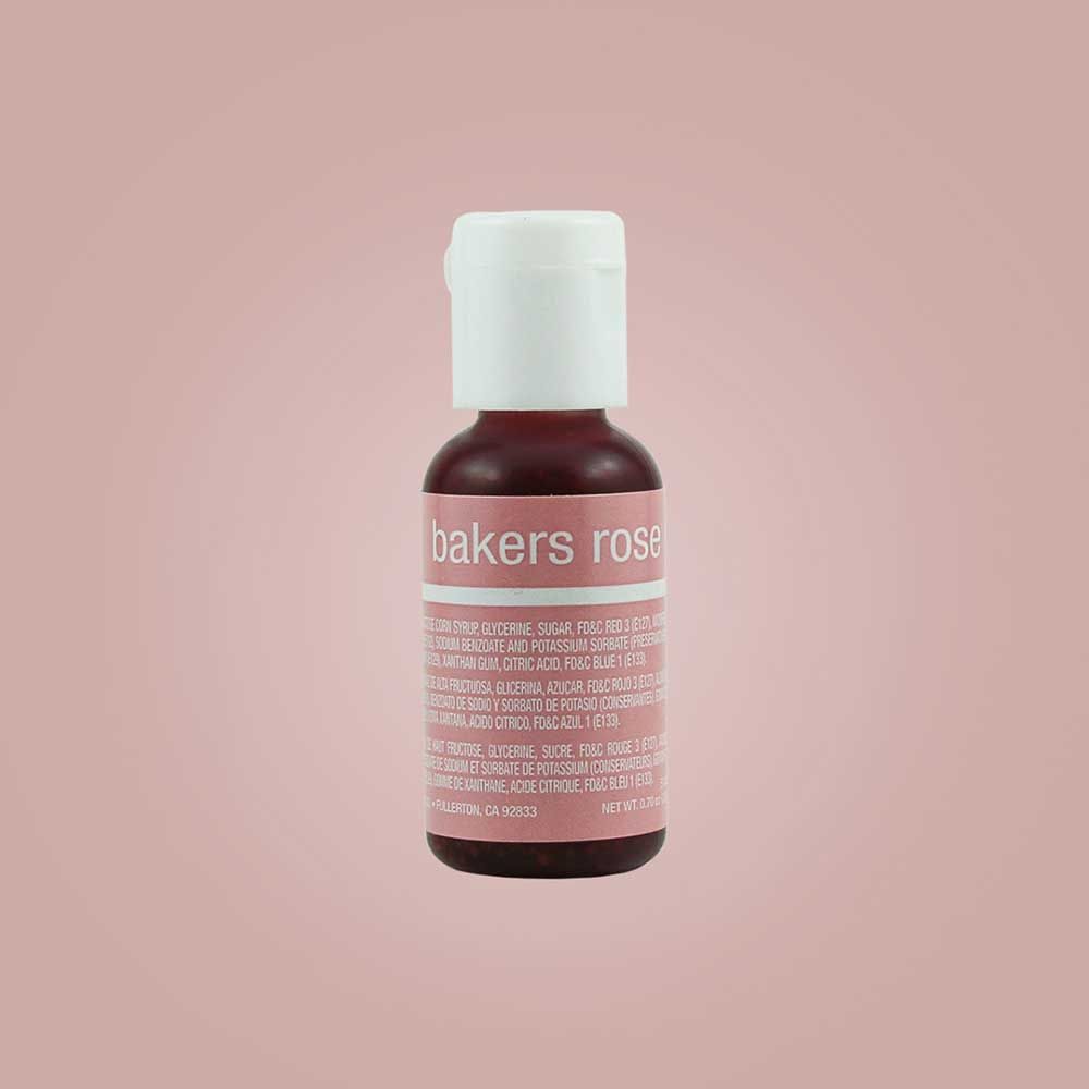 Chefmaster Liqua Gel .7oz- Bakers Rose