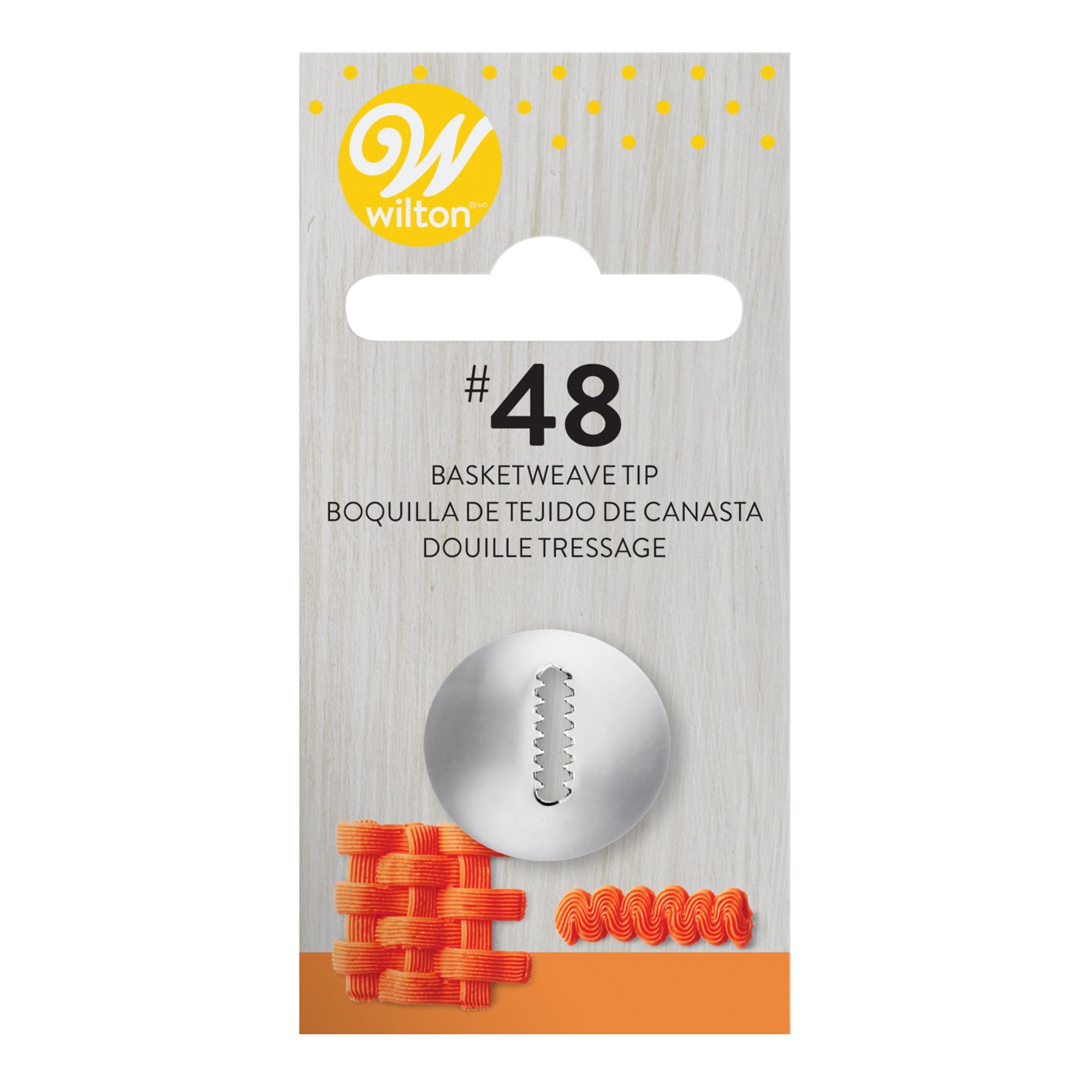 Basketweave Tip - 48 Wilton