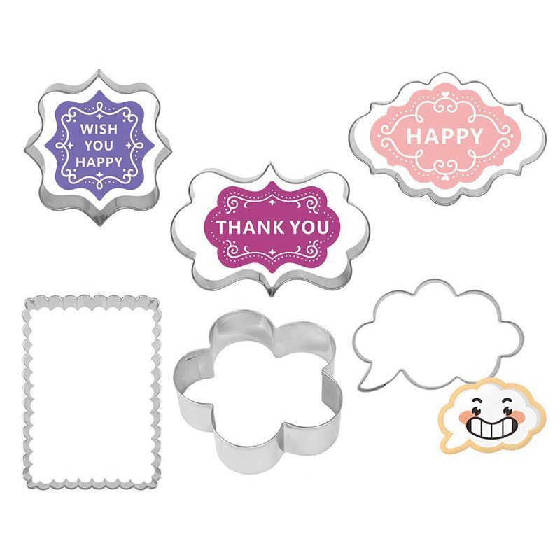 Cookie Cutter - Plaque Set CQ Decoration