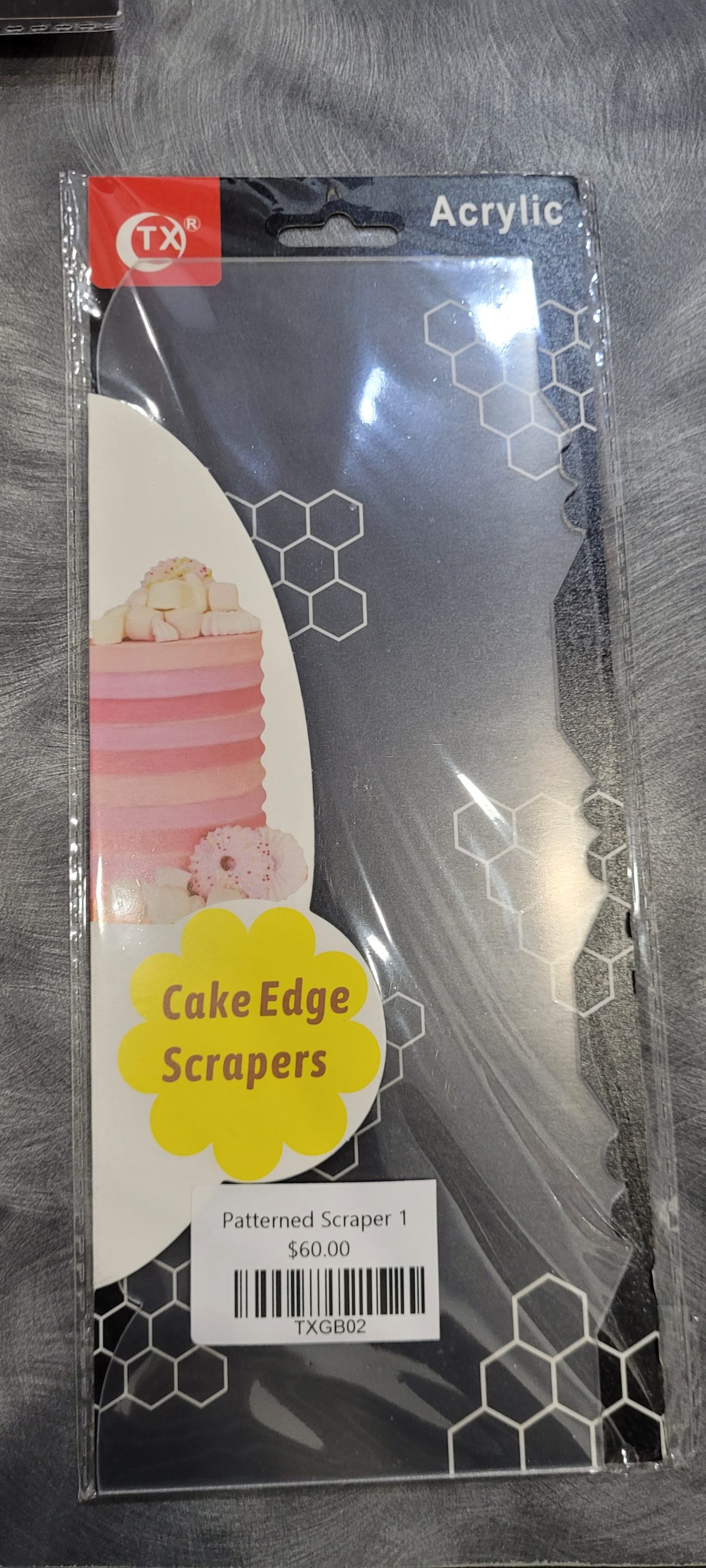 TX Acrylic Scraper - Pattern 1