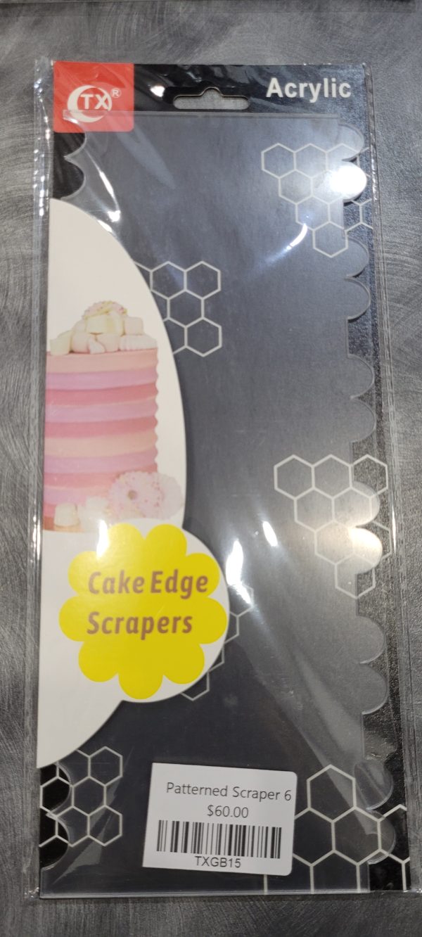 TX Acrylic Scraper - Pattern 6