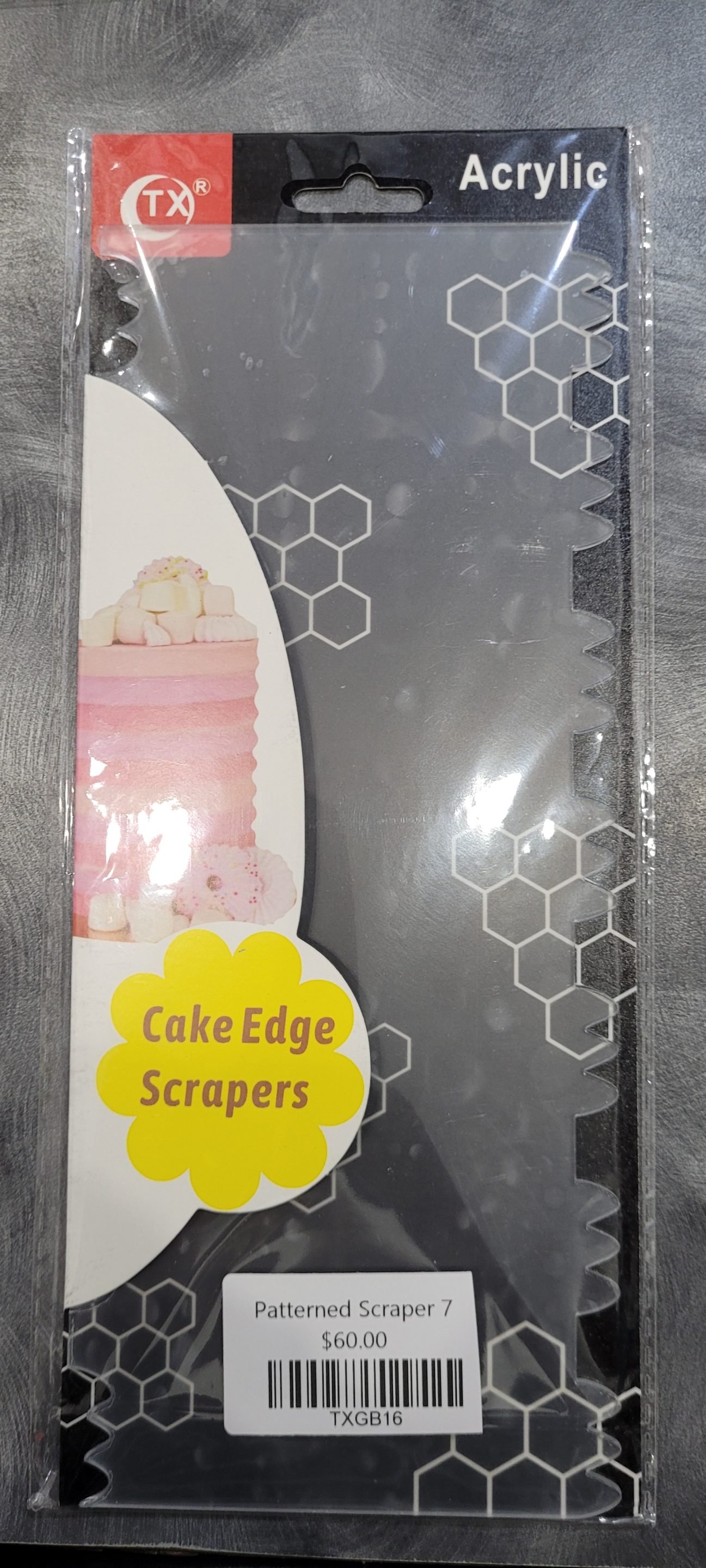 TX Acrylic Scraper - Pattern 7