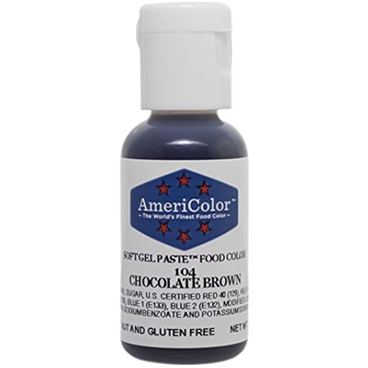 AmeriColor Softgel Paste Food Colouring - Chocolate Brown .75oz