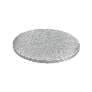 Cake Drum Round - 10 inch Silver 5 pk