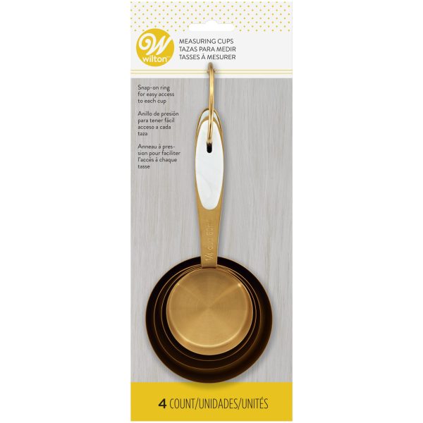 Wilton Gold Measuring Cups
