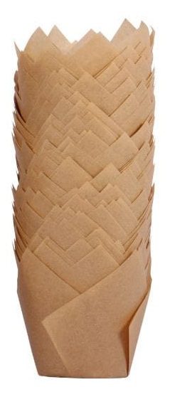 Light Brown Cupcake Wrapper / Tulip- 50ct
