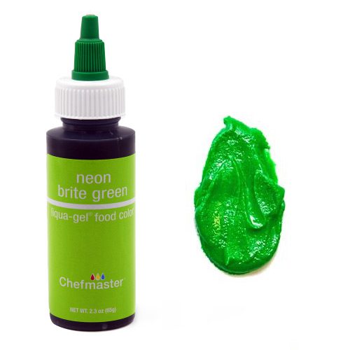 Chefmaster Liqua Gel 2.3oz - Neon Brite Green