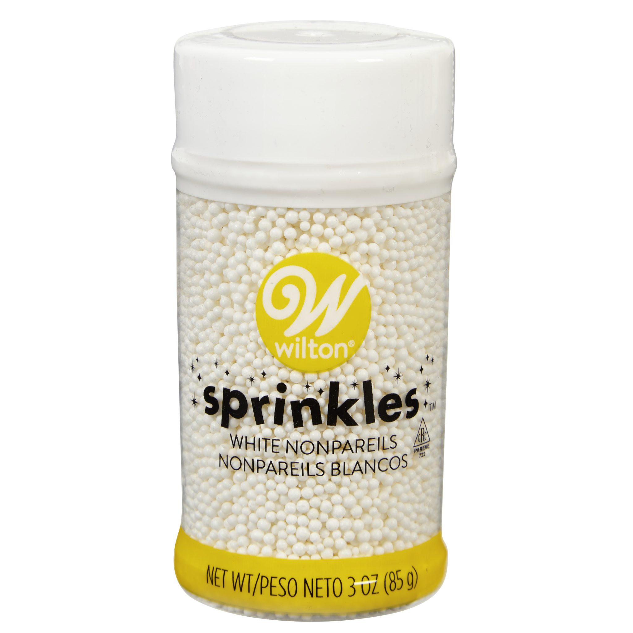 Wilton White Nonpareils 3oz
