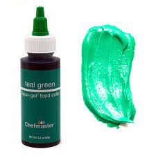 Chefmaster Liqua Gel 2.3oz - Teal Green