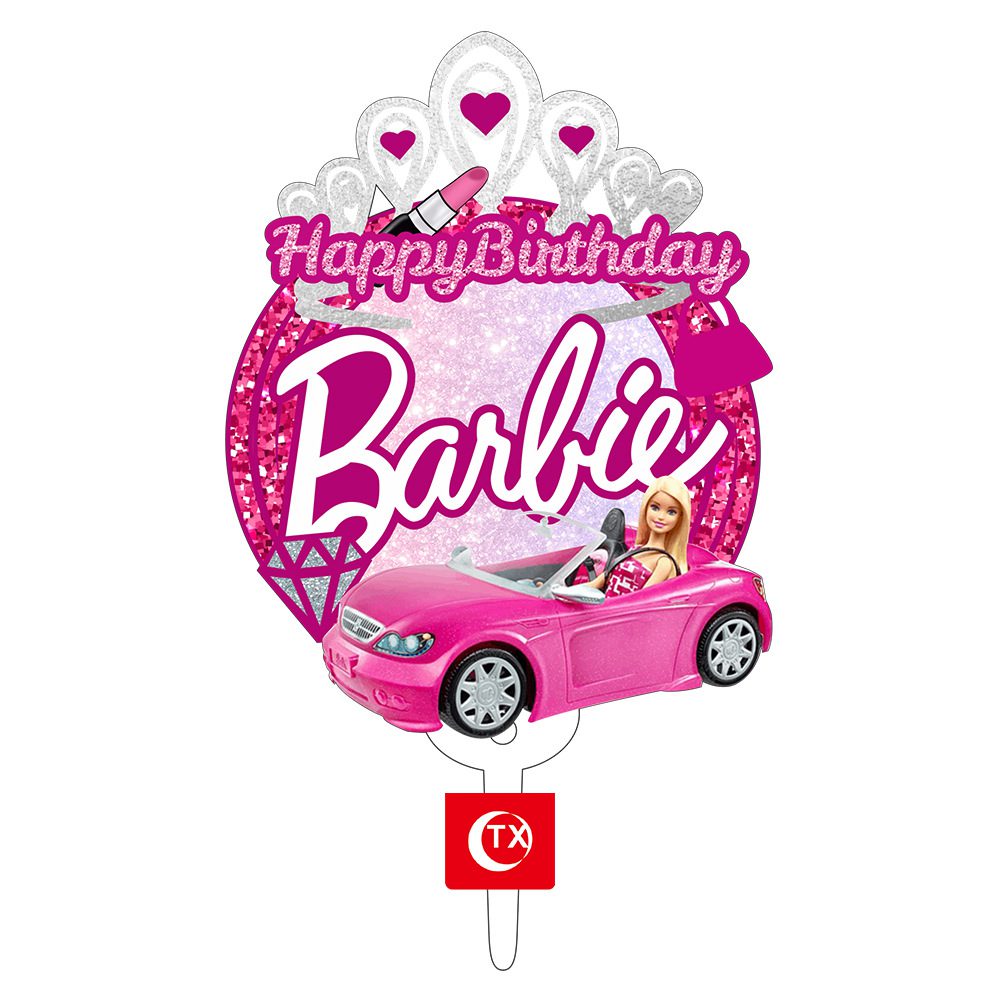 Barbie Cake Topper - Car