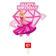 Barbie Cake Topper - Happy Birthday (Dress)