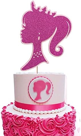 Barbie Cake Topper - Head (Pink)