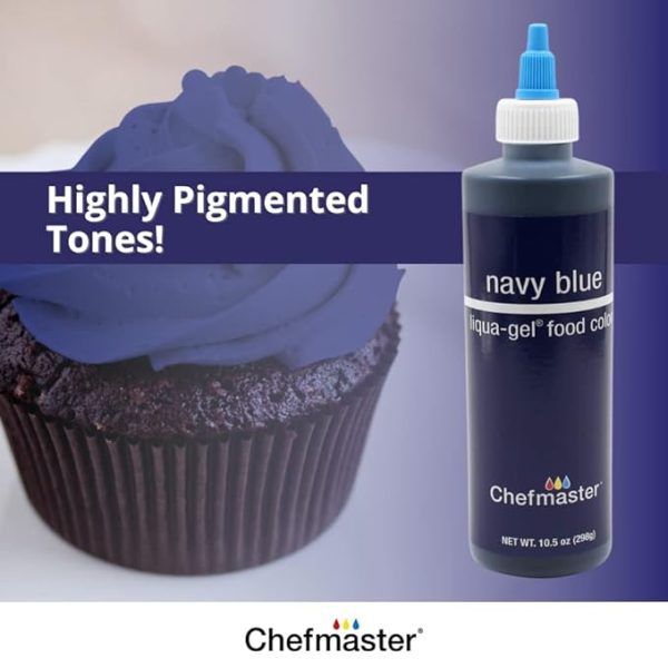 Chefmaster Liqua Gel - Navy Blue 10.5oz