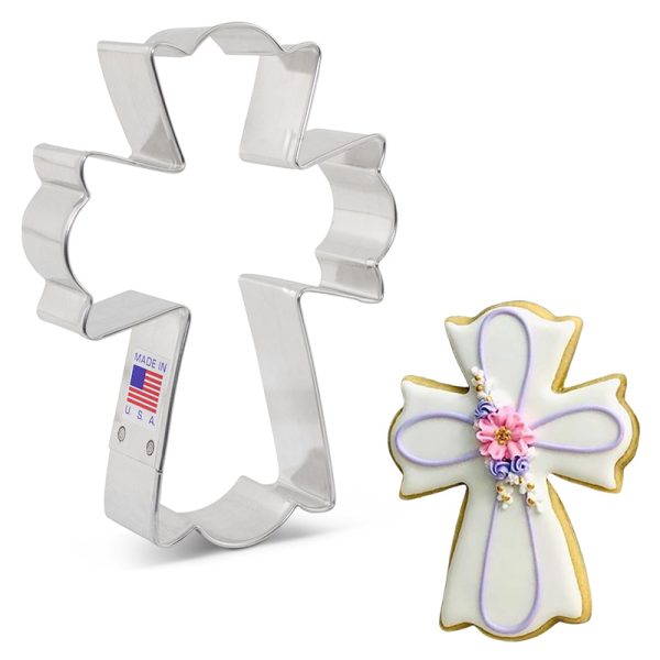 Cookie Cutter - Fancy Cross 5 in.