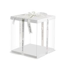 Clear Box - 10x10x12 inches White