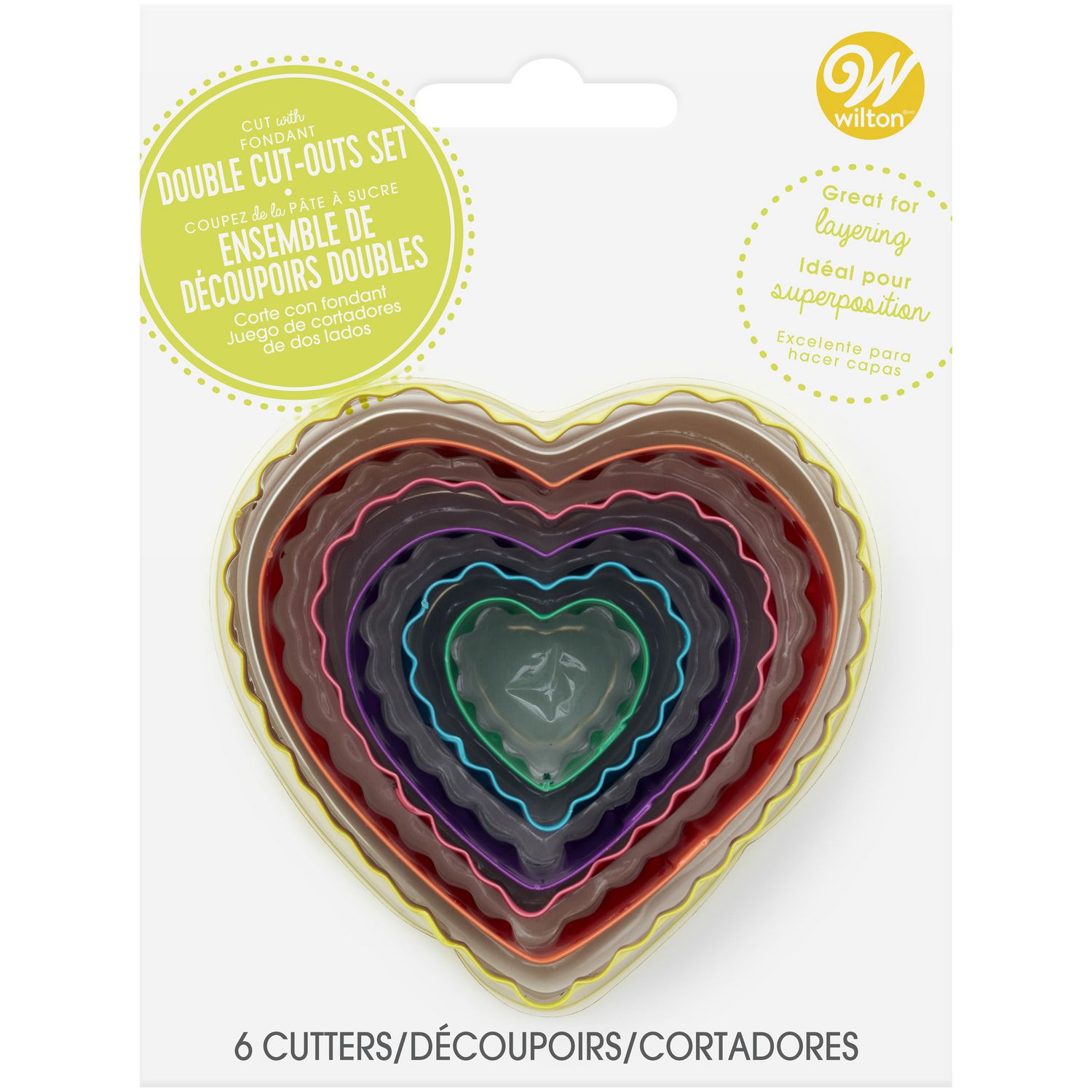 Wilton Double Sided Cut Out - Heart