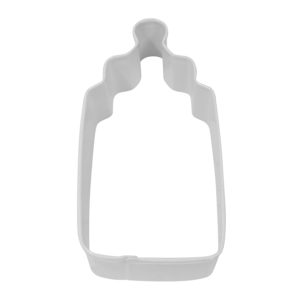 Cookie Cutter - Baby Bottle 4" (White Coated)