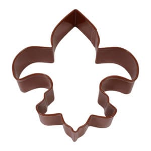 Cookie Cutter - Fleur De Lis (Brown Coated)