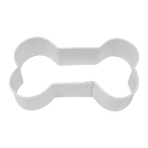 Cookie Cutter - Dog Bone 3.5" (White Coated)