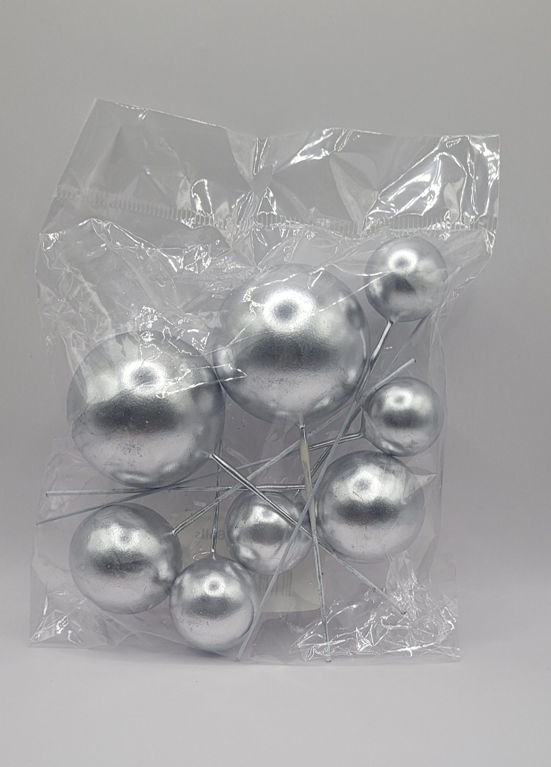 Assorted Ball Topper - Silver