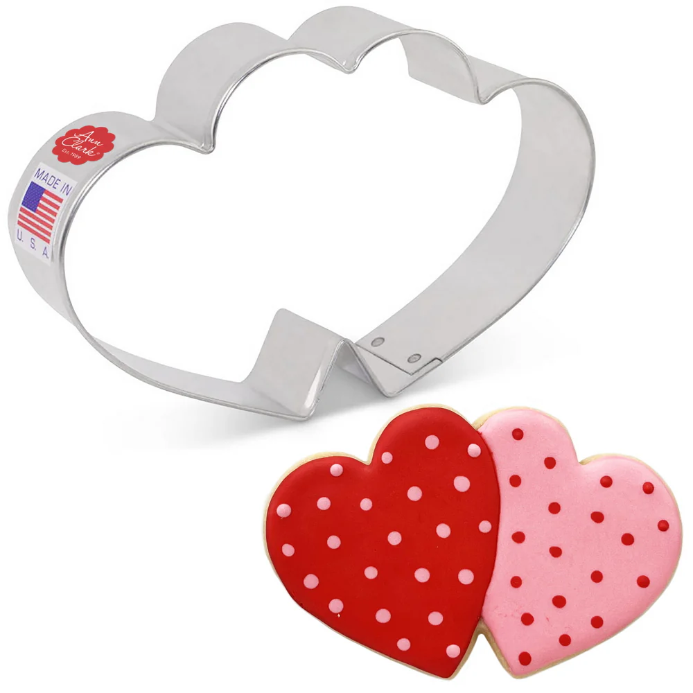 Cookie Cutter - Double Hearts