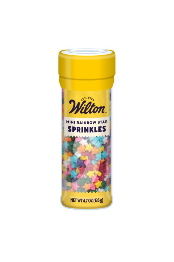 Wilton Sprinkles - Mini Rainbow Star 4.7oz