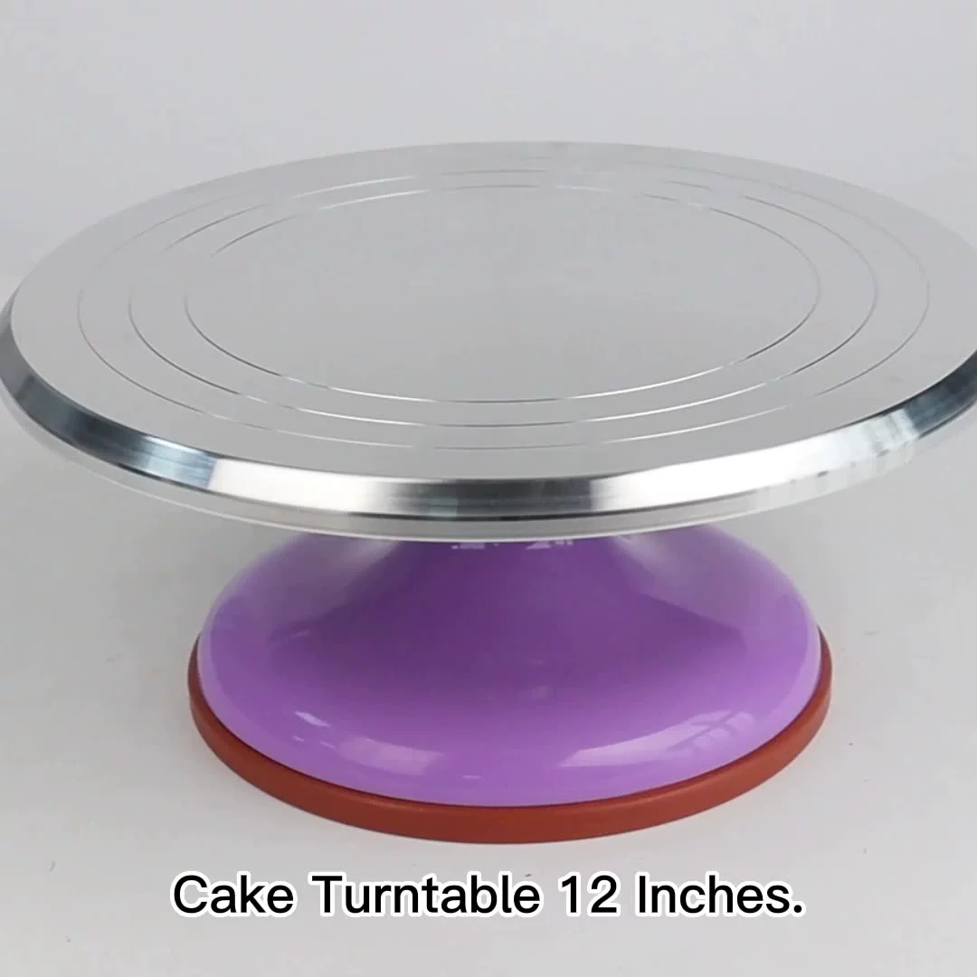 Stainless Steel Turntable - Lilac/ Purple