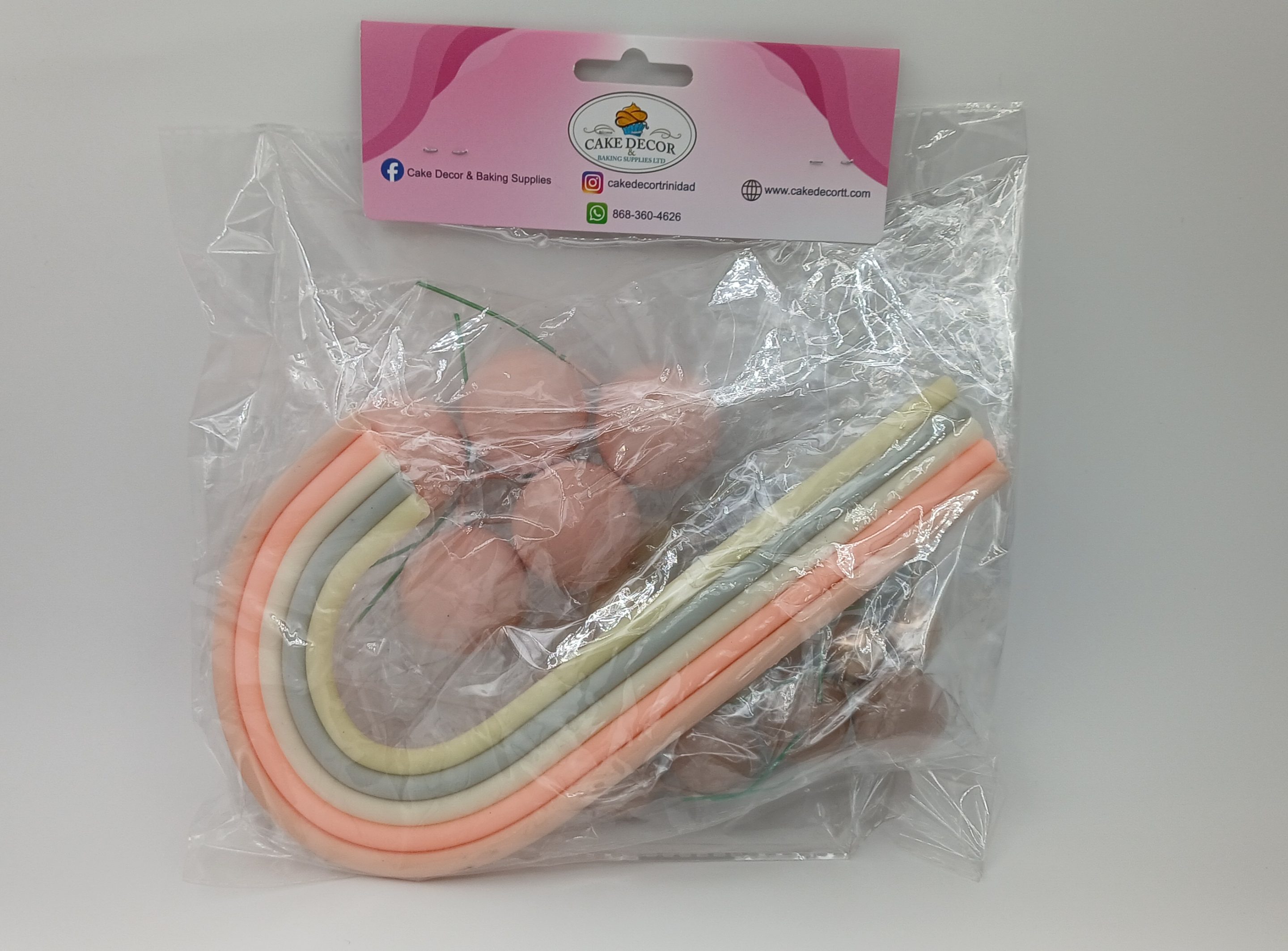 Rainbow Topper - Peach