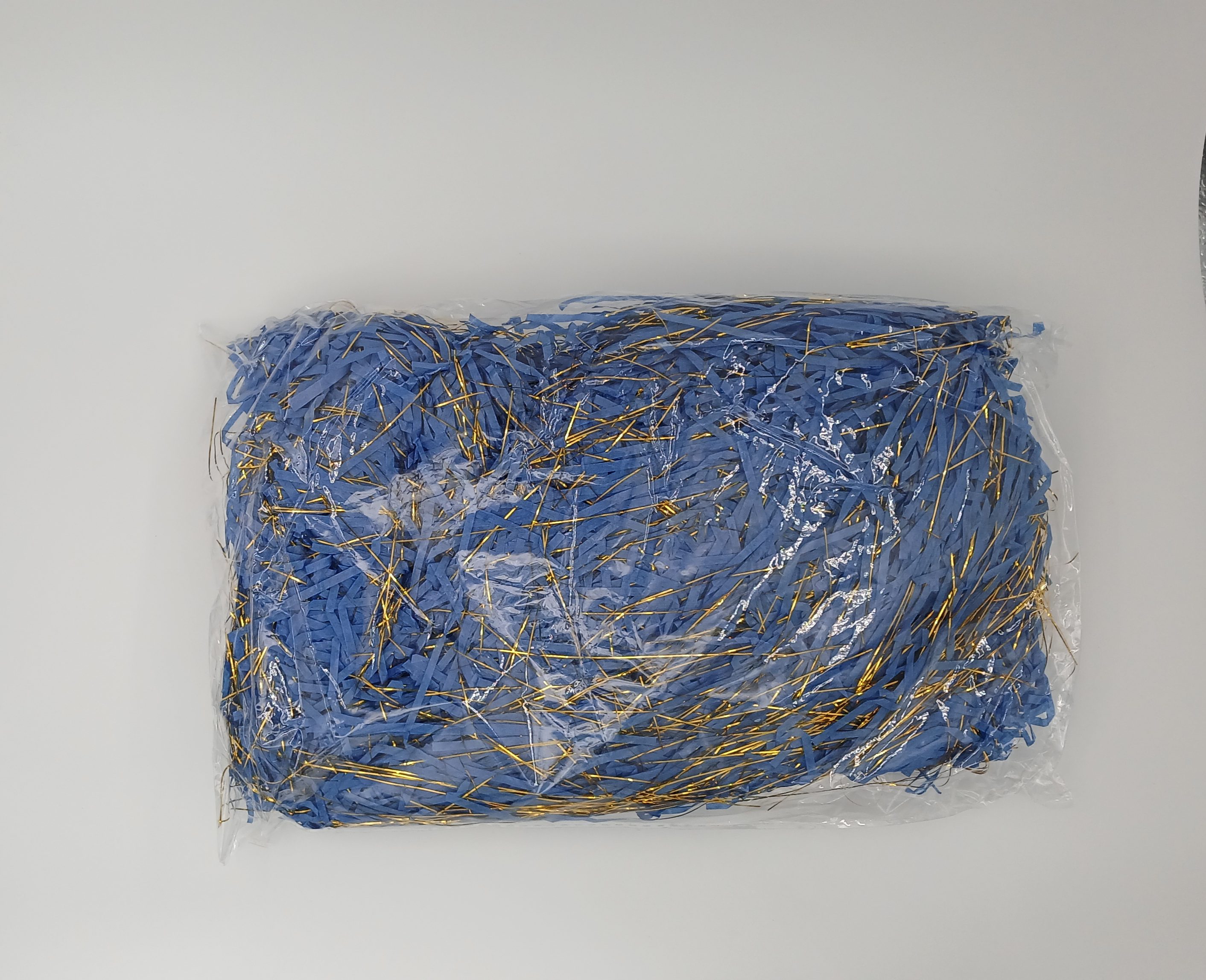 Shredded Paper - Blue and Gold