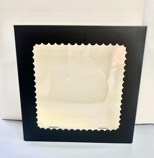 Cookie / Pastry Box - 9x9x2.5 Black
