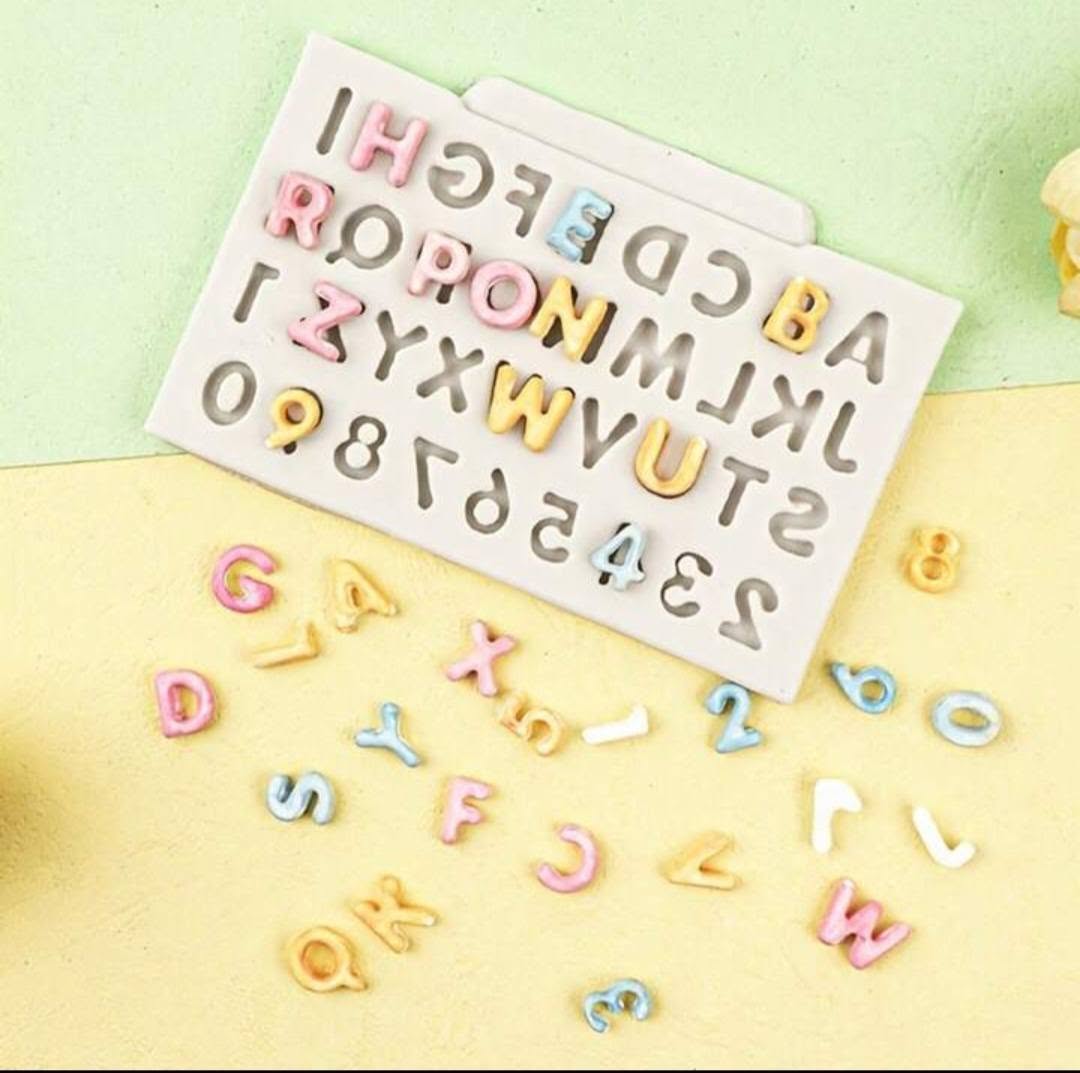 Fondant Mold - Mini Letter